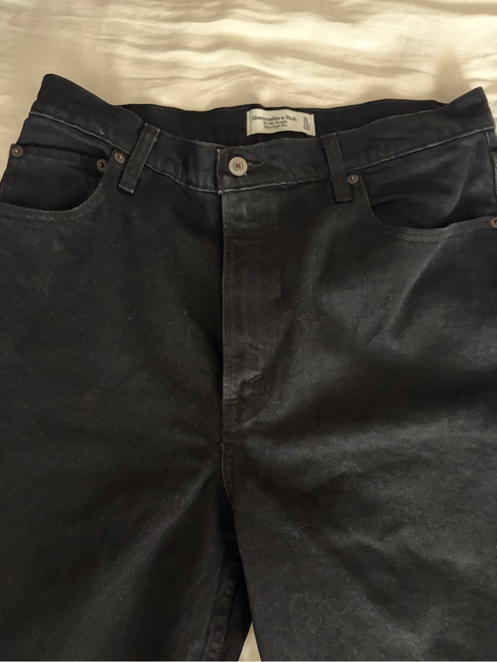 Abercrombie & Fitch Ultra High Rise 90s Straight Jean size 12/31R - Picture 4 of 8